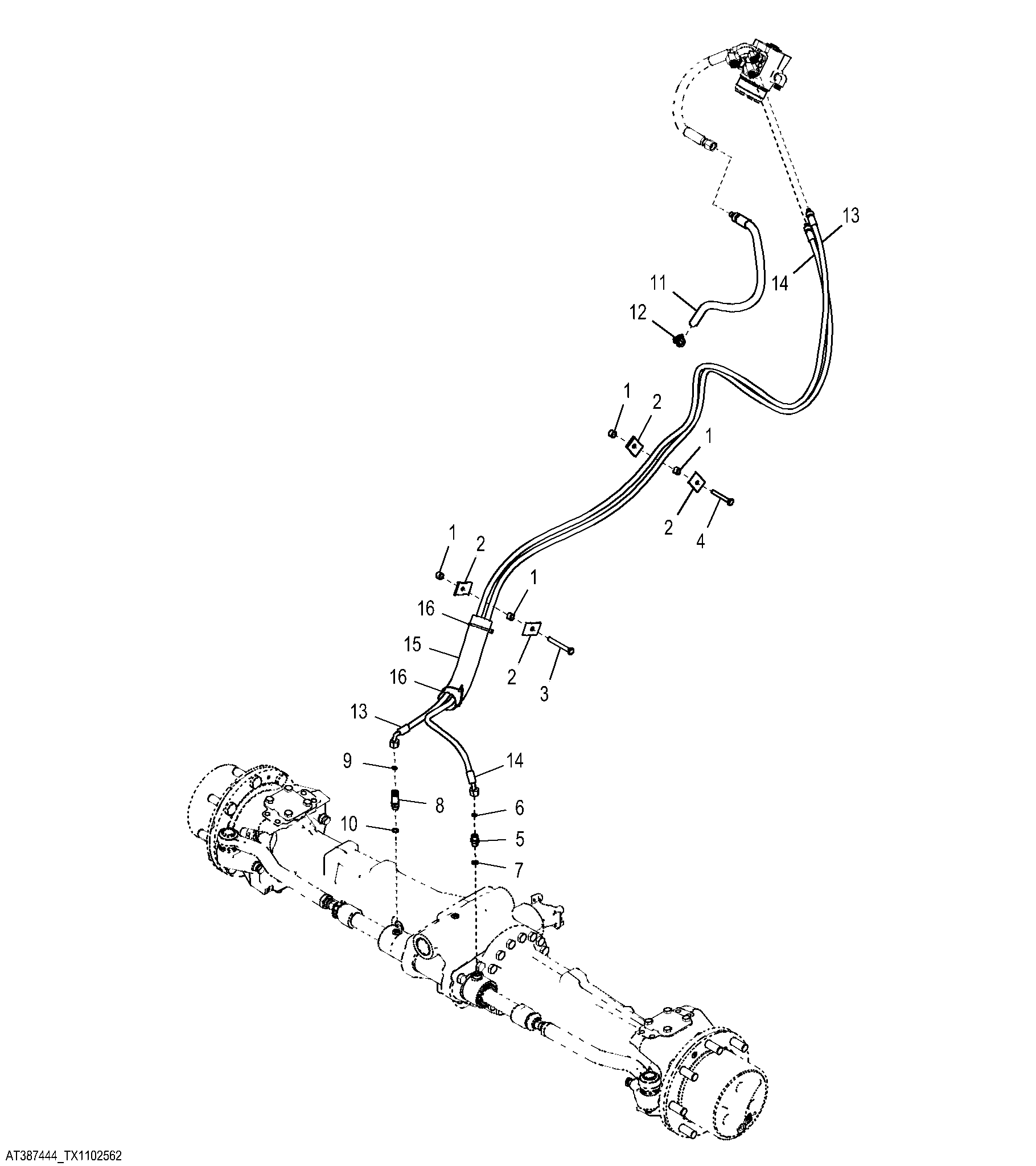 Steering Hydraulics (With Mechanical Front Wheel Drive)