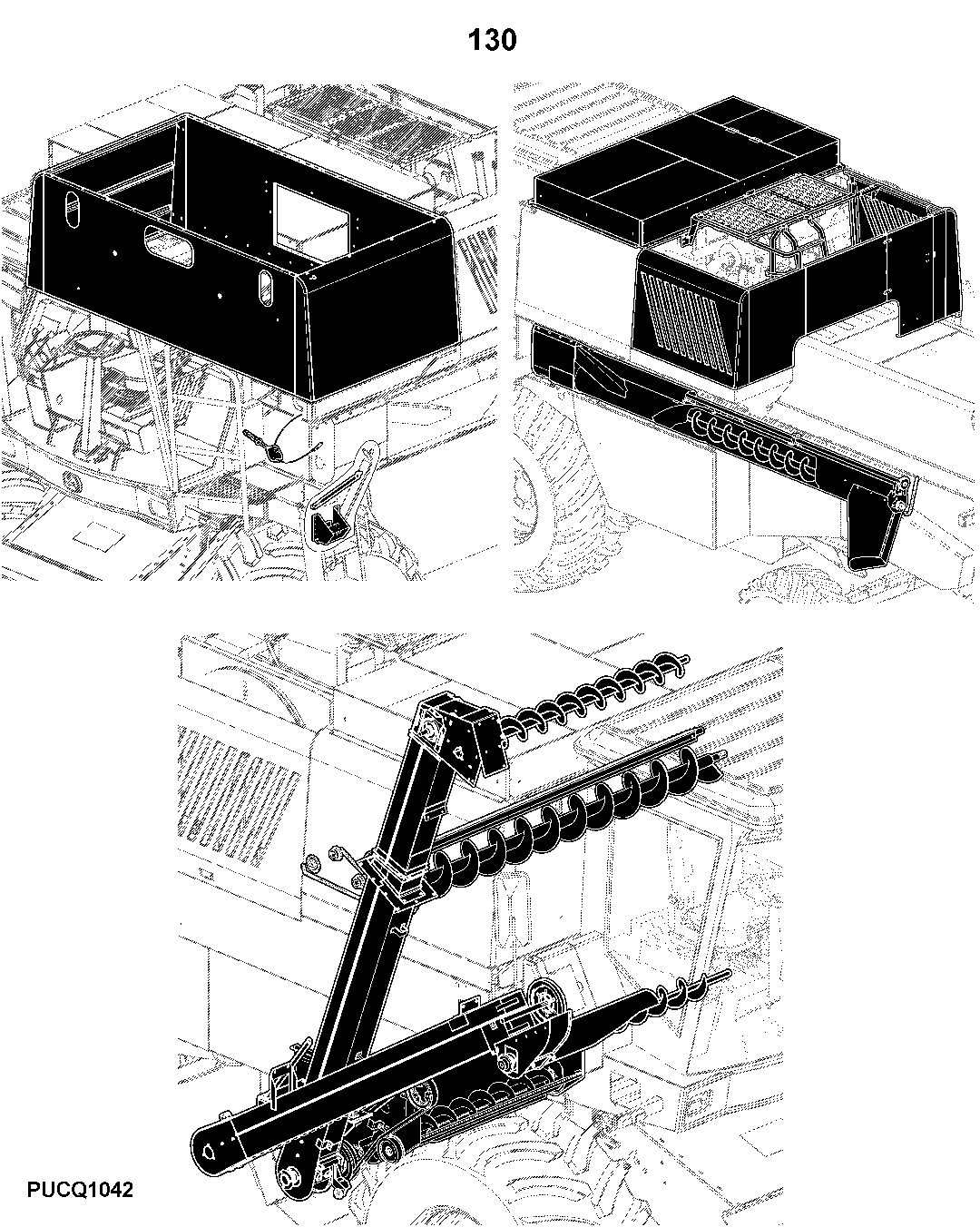1165,1175 and 1175 Hydro Walker Combine (s.n. 060155-091543)(South American Edition)