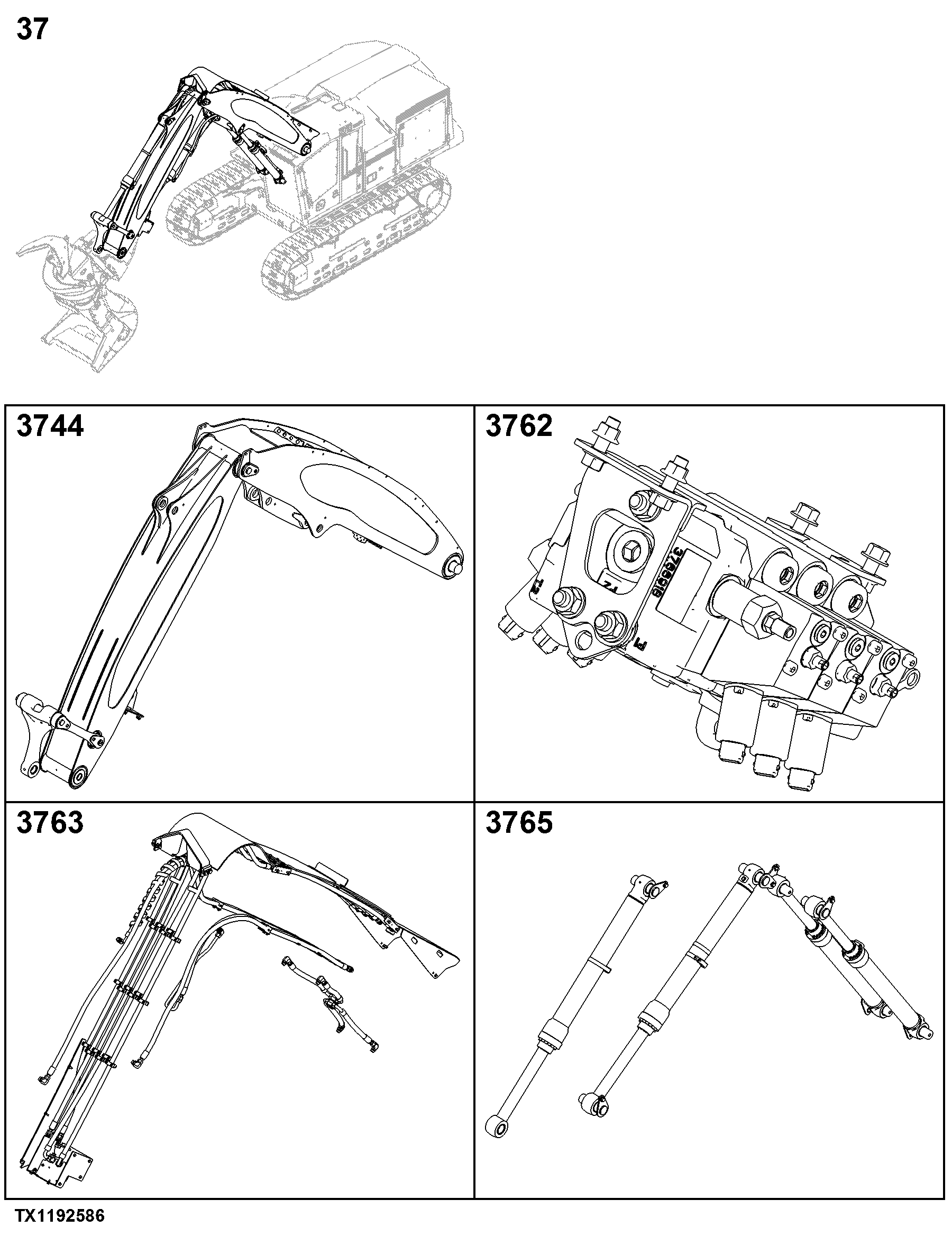 37 Arch or Boom or Cranes