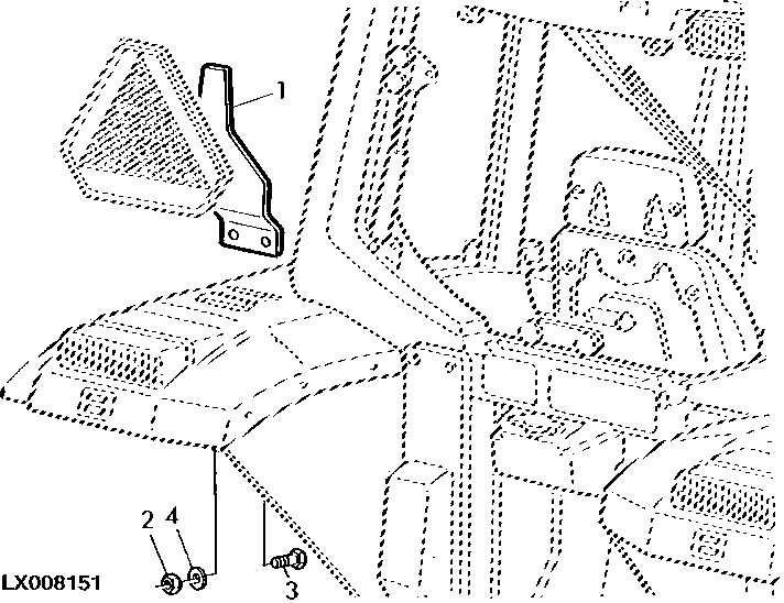 WARNING SHIELD BRACKET