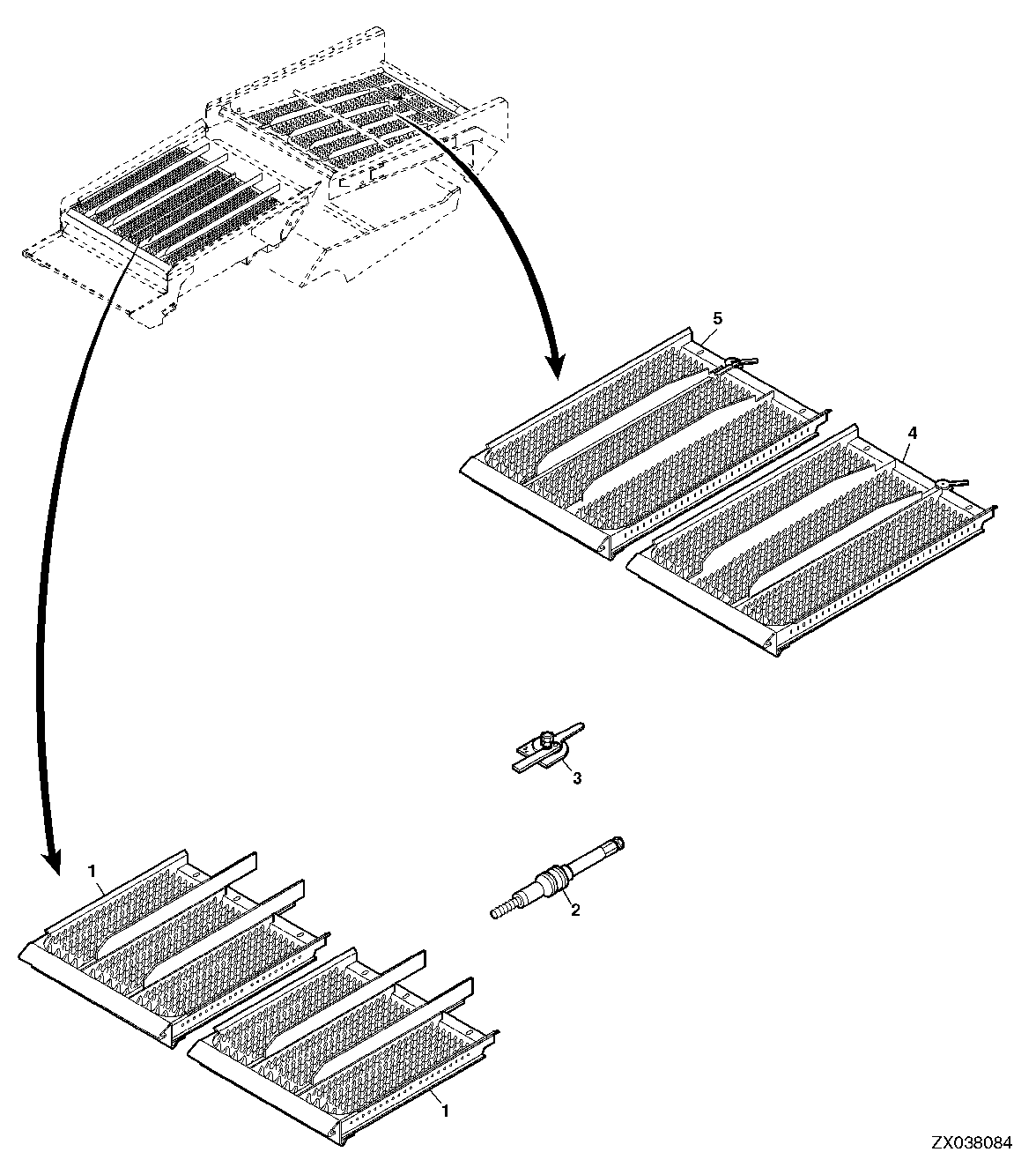 Corn Sieves, Manually Adjustable, CZ/4 Fins