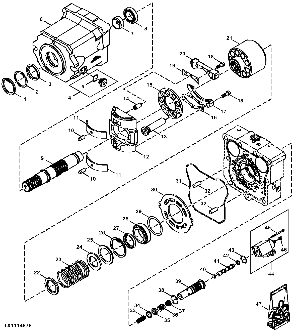 Hydrostatic Drive Motor Components (011264 - )