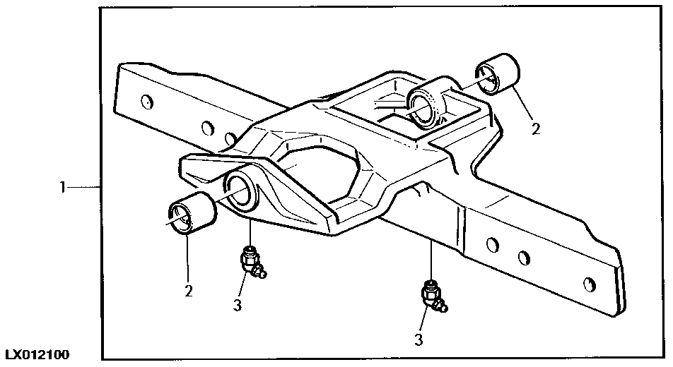 FRONT AXLE CENTER (LOW VERSION)