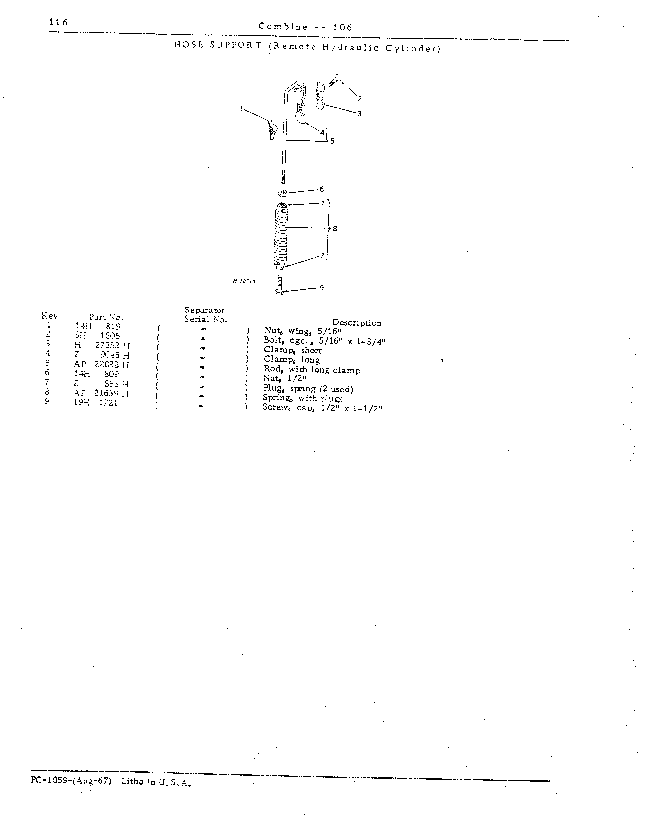 PTO Drive Parts (Continued)