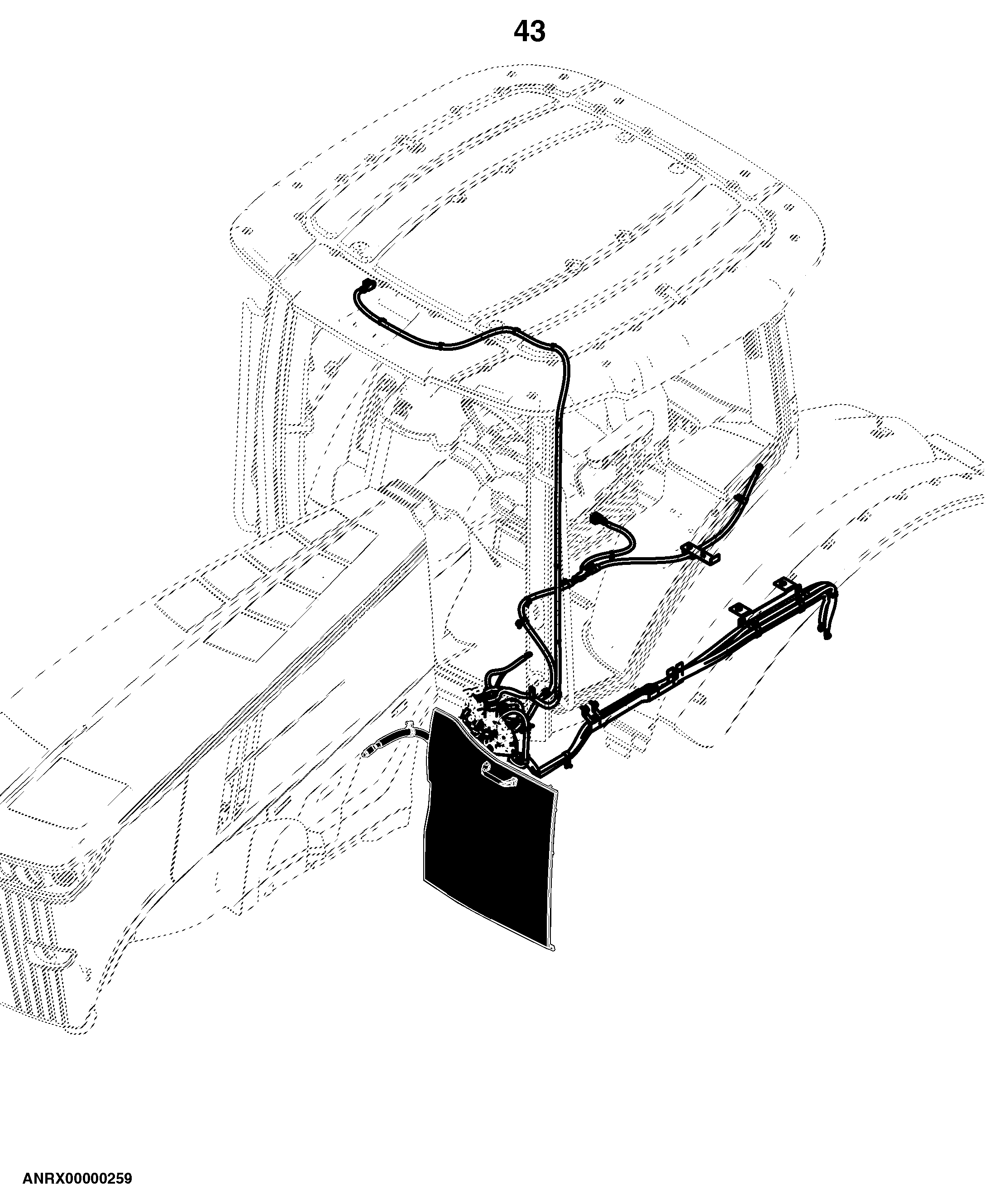7290R Tractor (S.N. 080001-110100)(Worldwide Edition)