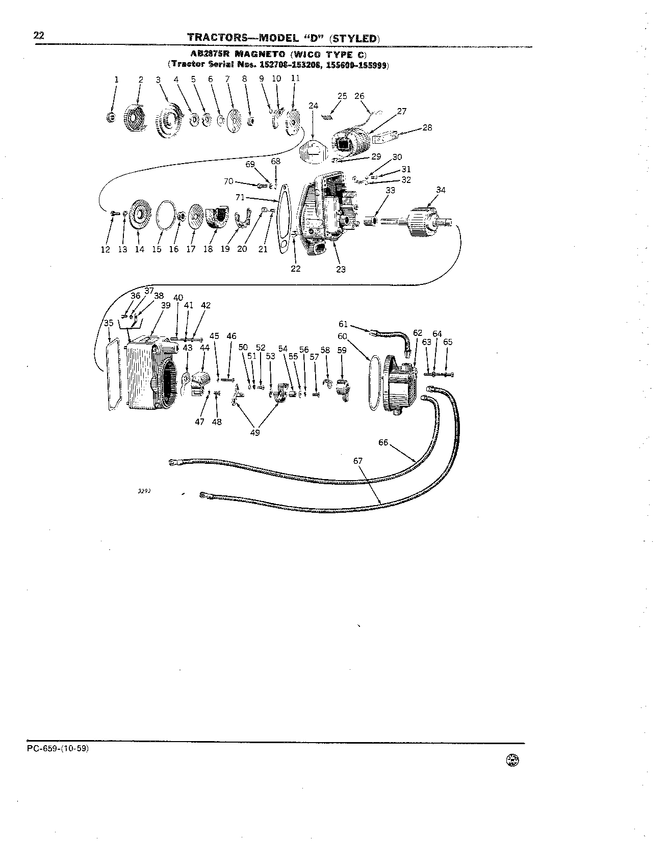 Magneto and Cables (Wico) (Continued)