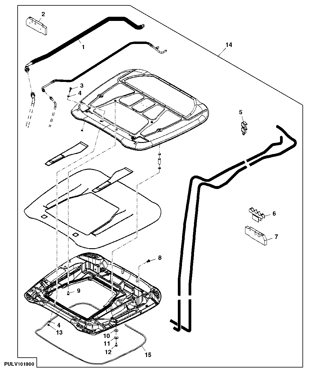 Inner And Outer Roof Assembly (Service Only)