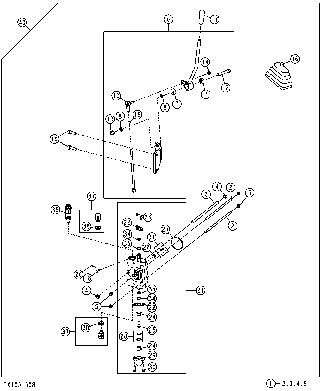 Auxiliary Valve w/ Linkage (Fourth Function)