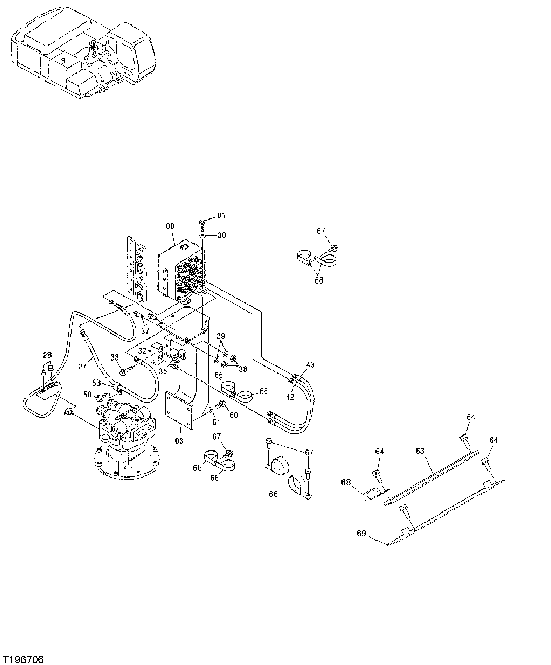 HYDRAULIC HOSES (FROM PILOT SIGNAL MANIFOLD)