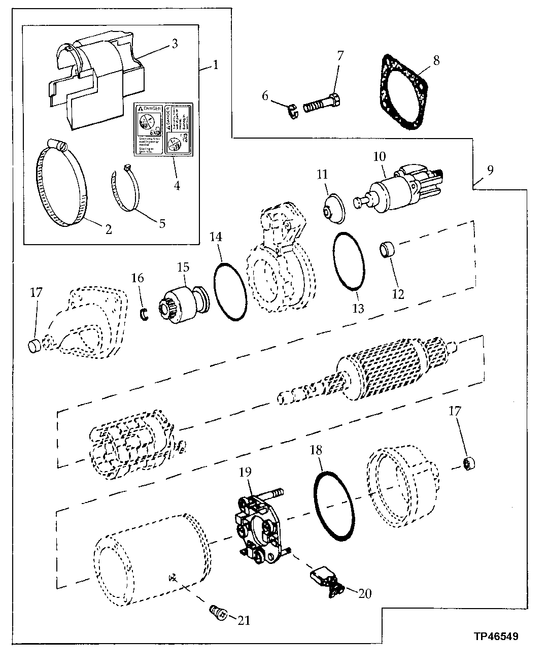 12-Volt Starter and Solenoid Cover Kit (Replacement) (417317 - )