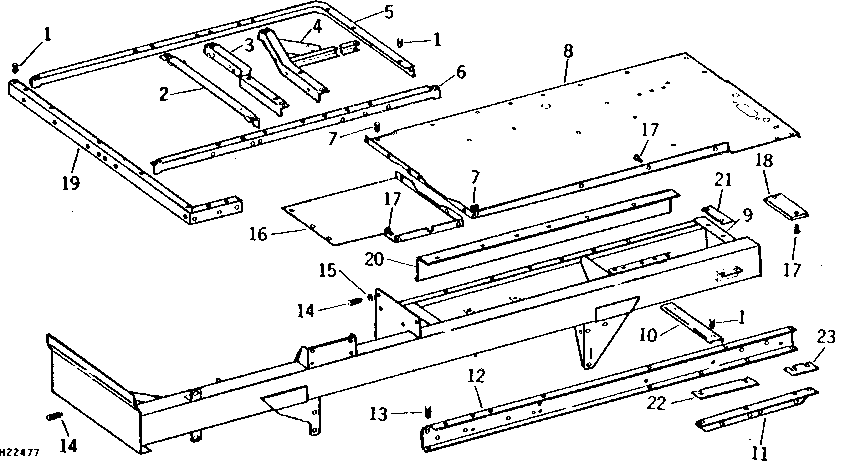 ENGINE AND OPERATOR'S PLATFORM ANGLES AND SUPPORTS ( - 111900)