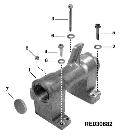 INLET PRIORITY VALVE SUPPORT (W/O ROCKSHAFT)