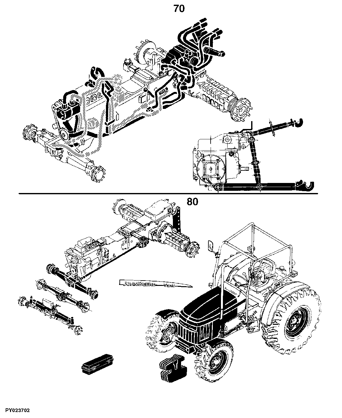 Tractors 5215, 5315, 5415, 5515, 5515 High Crop (Europe Edition)