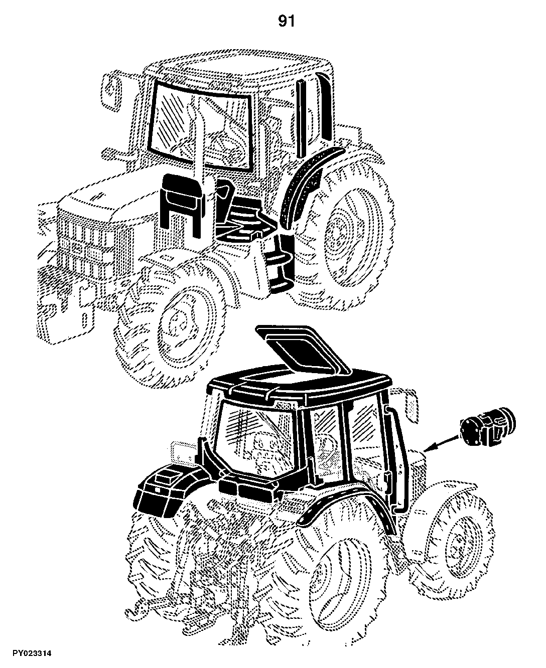SE6010, SE6110, SE6210, SE6310, SE6410 Tractors (Europe Edition)