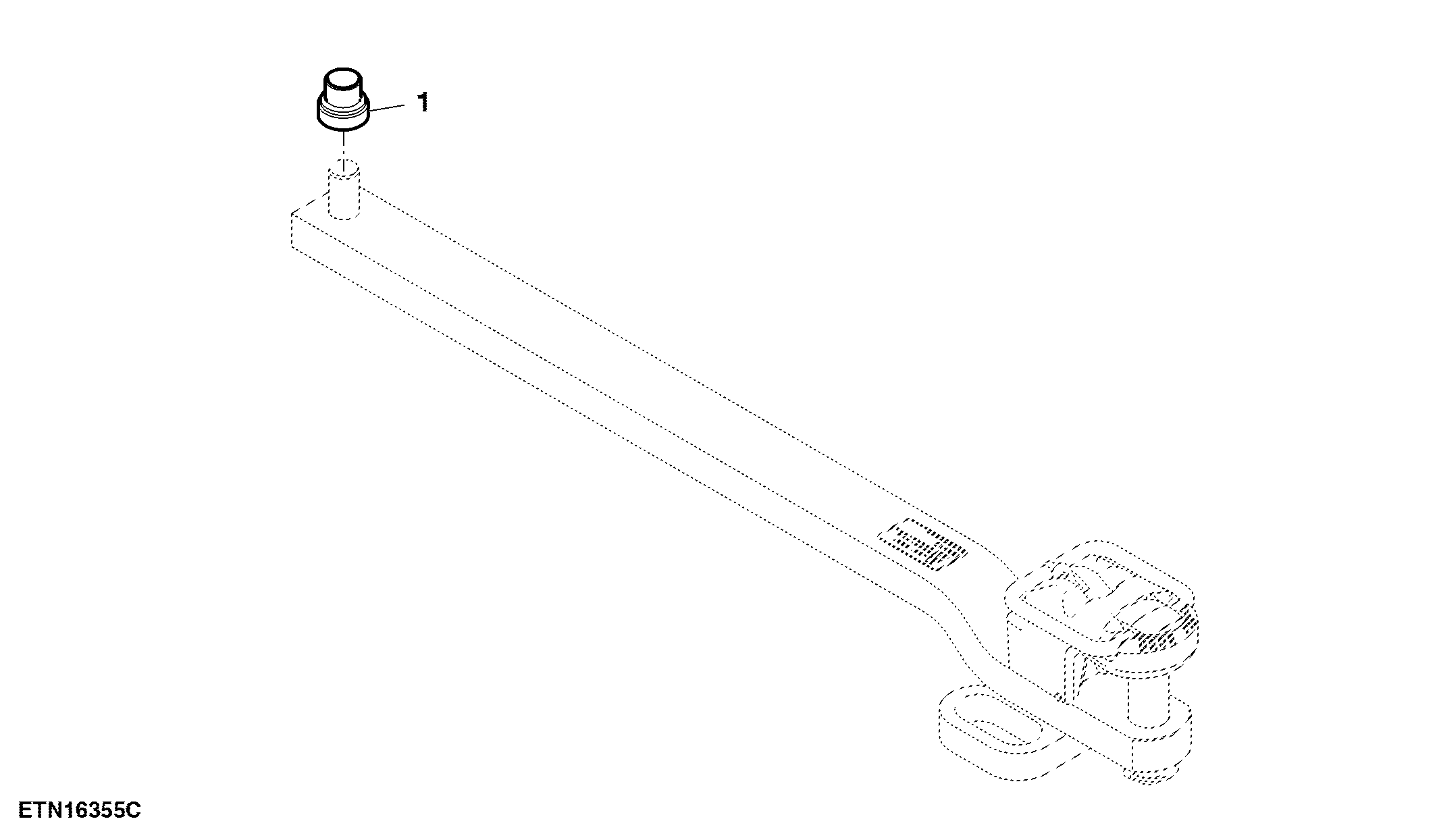 Support, Drawbar Front, Category 4, W/ Stabilizers