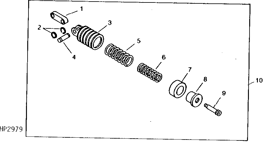 Hydrostatic Drive Piston Assembly, Ring And Pinion
