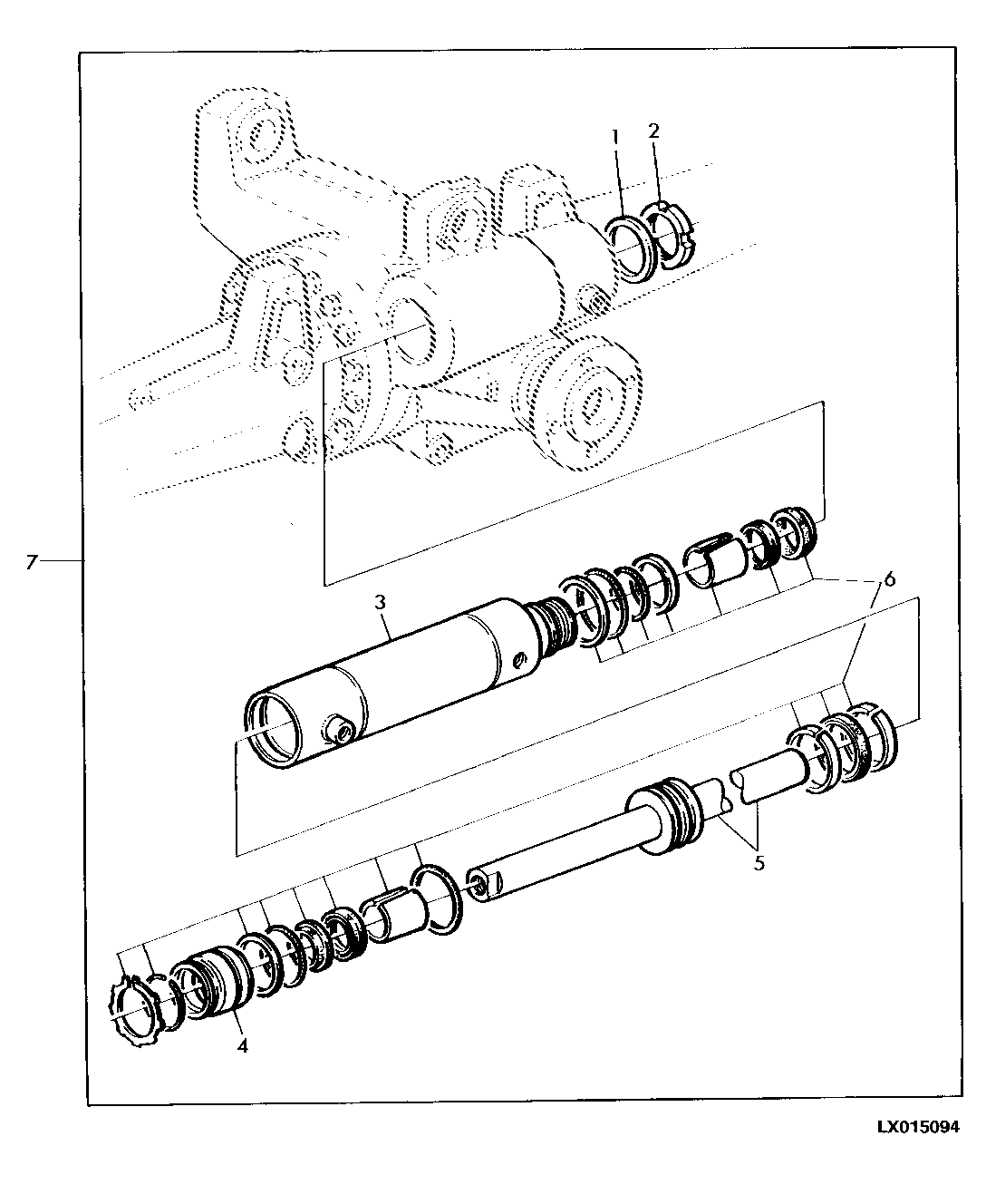 Steering Cylinder Parts with Front Wheel Drive (APL2035)