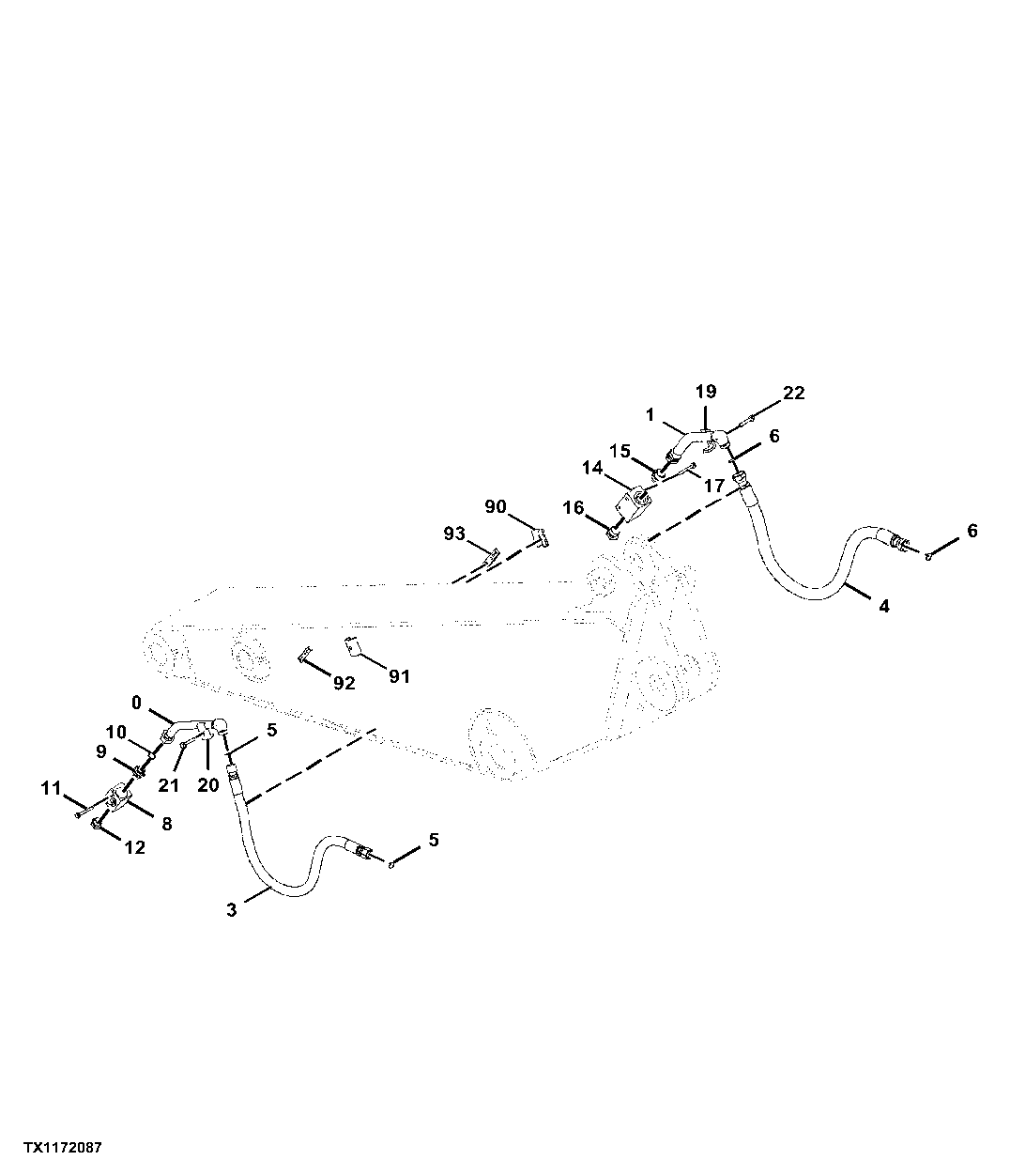 Arm High Flow Auxiliary Lines (Mass Excavating)