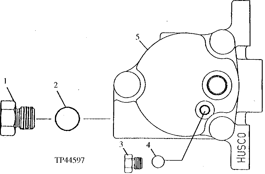 Outlet Section (SN 798065-, 4-Function) (SN 796891-, 5-Function) (SN 799622-, 6-Function)