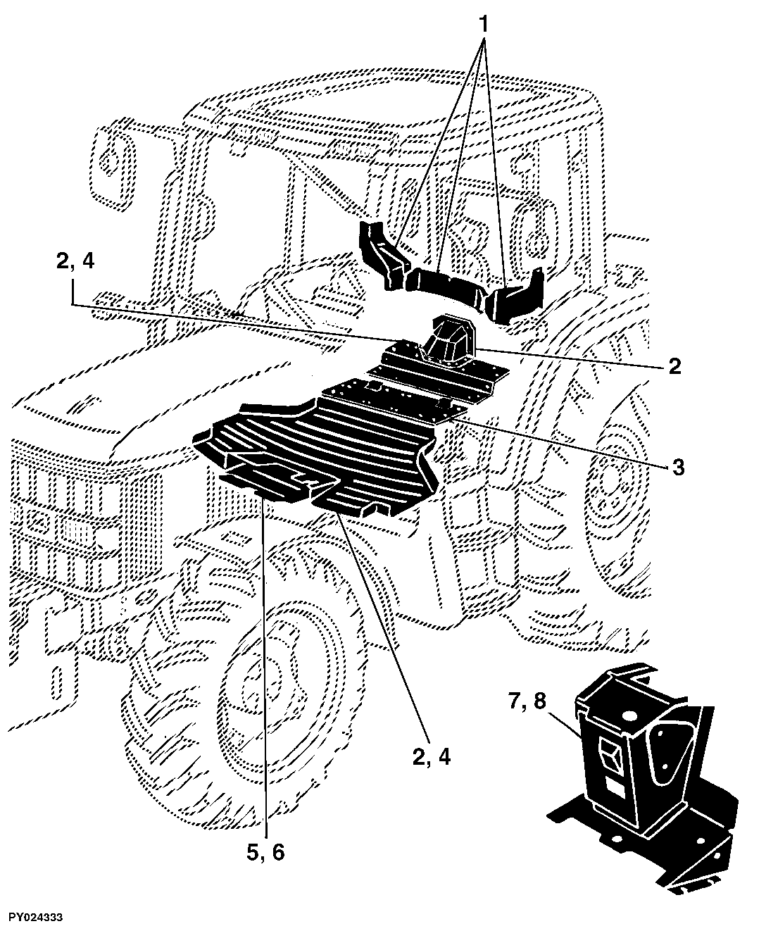 91 OPERATOR'S CAB, BASIC, HEATING, AIR CONDITIONING