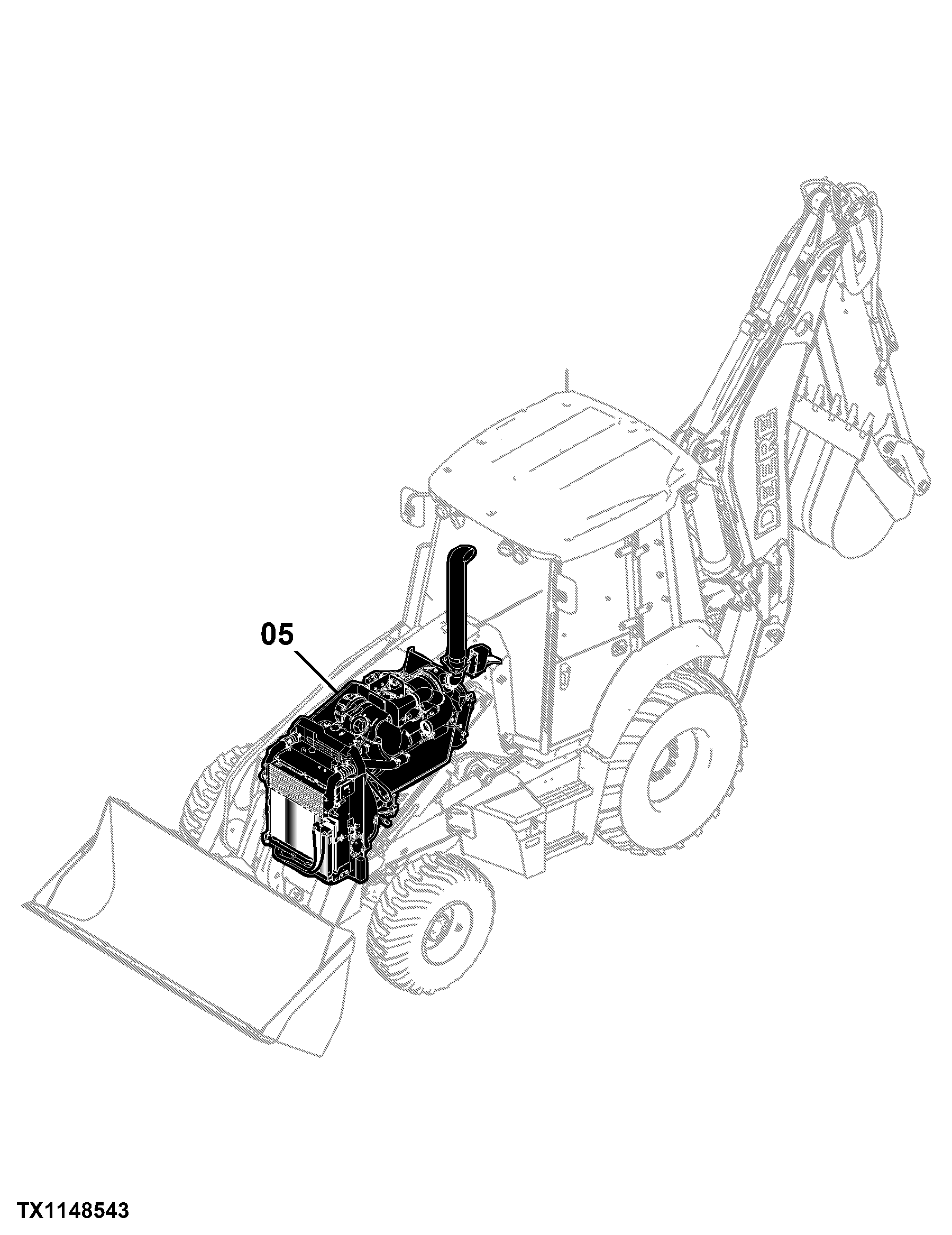 710K Backhoe Loader (Engine 6068HT079)(PIN: 1T0710KX_ _E219607- )