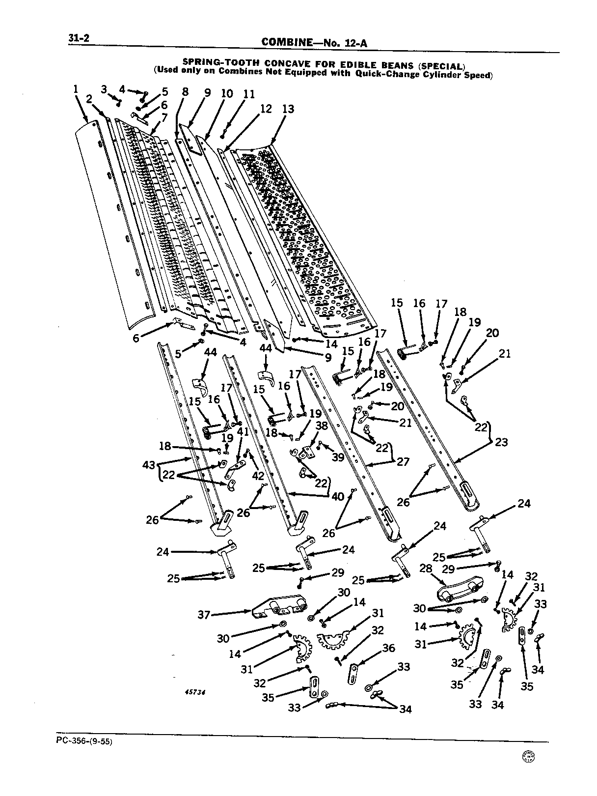 Section 31-Edible Bean Attachment (Continued)