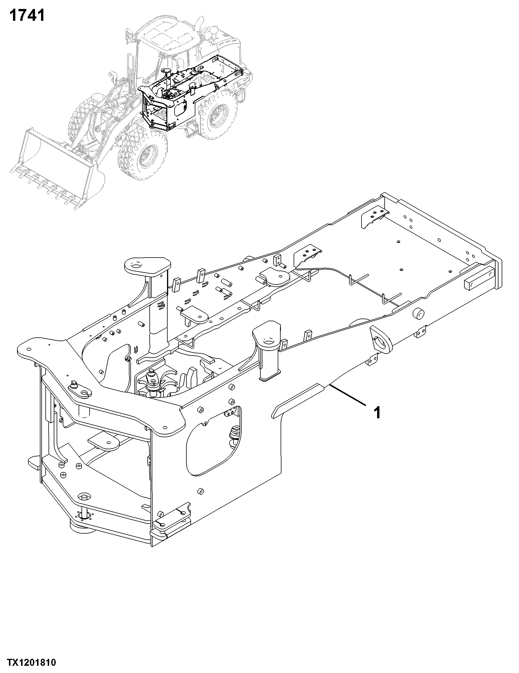 1741 Engine or Main Frame