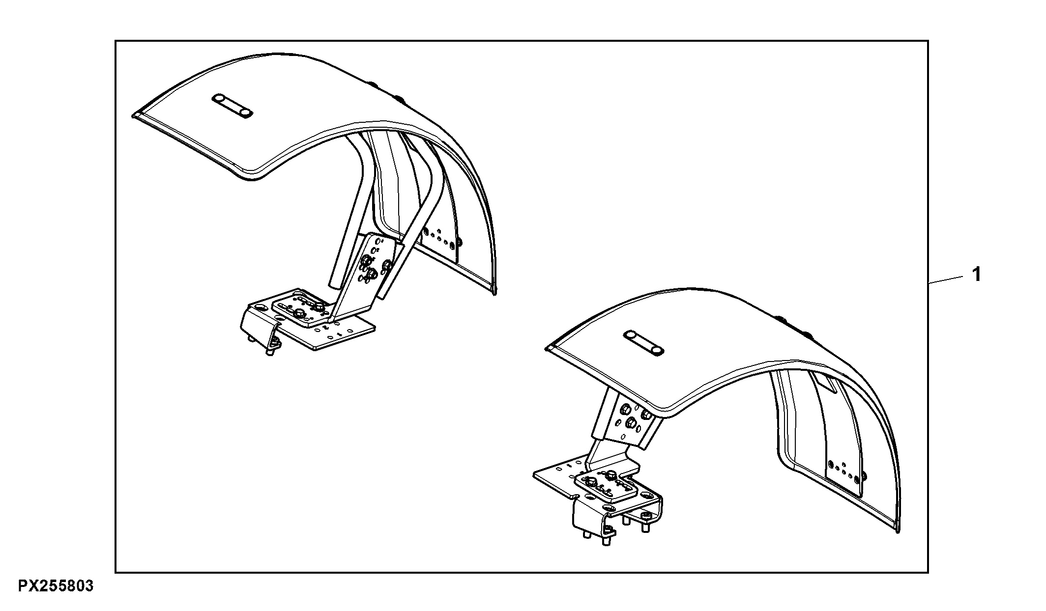 Fixed Front Fender, Attachment