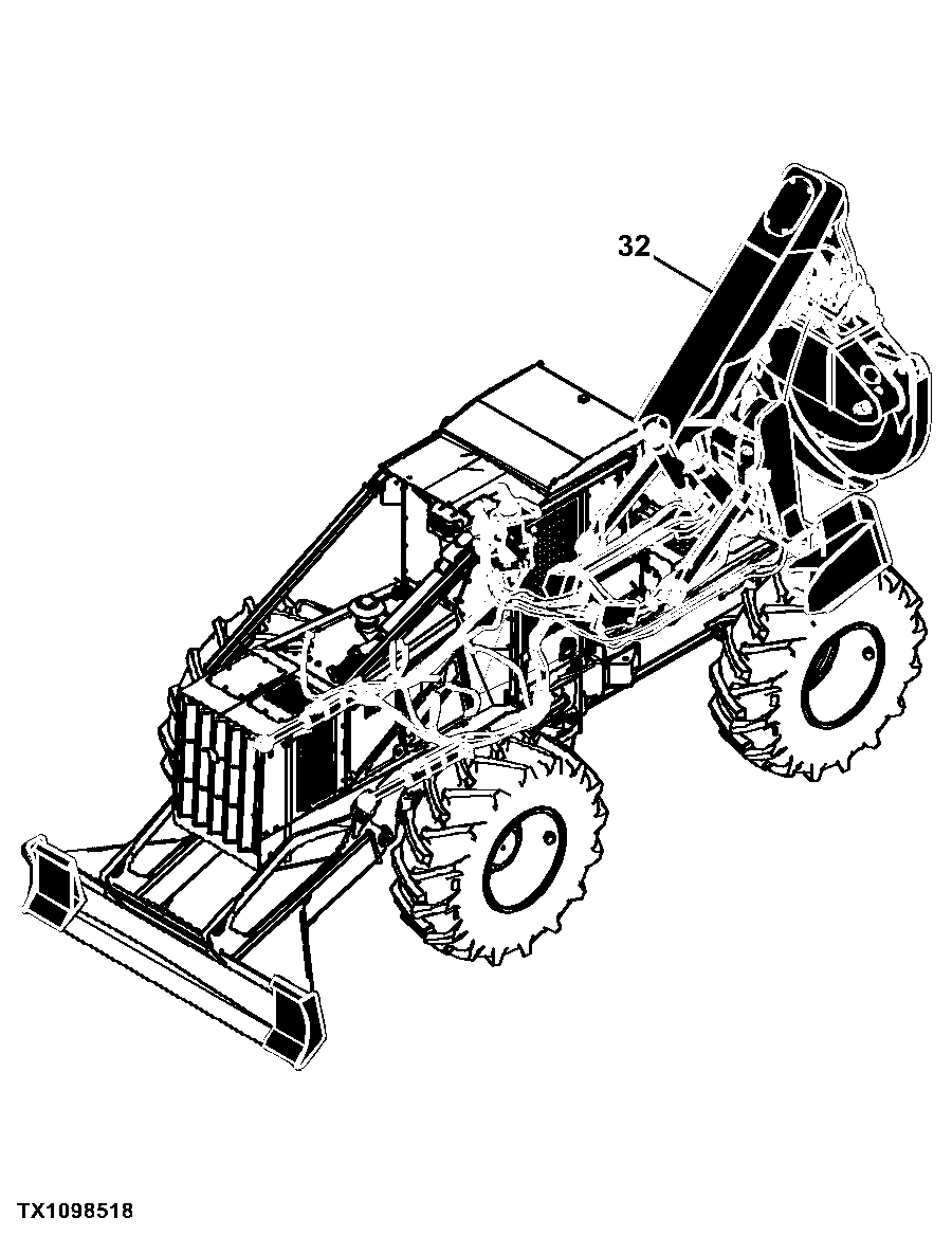 648HTJ Timberjack Grapple Skidder (PIN: 1DW648HT_ _C630436 - C666892) (PIN: 1DW648HT_ _D630436 - D666892)