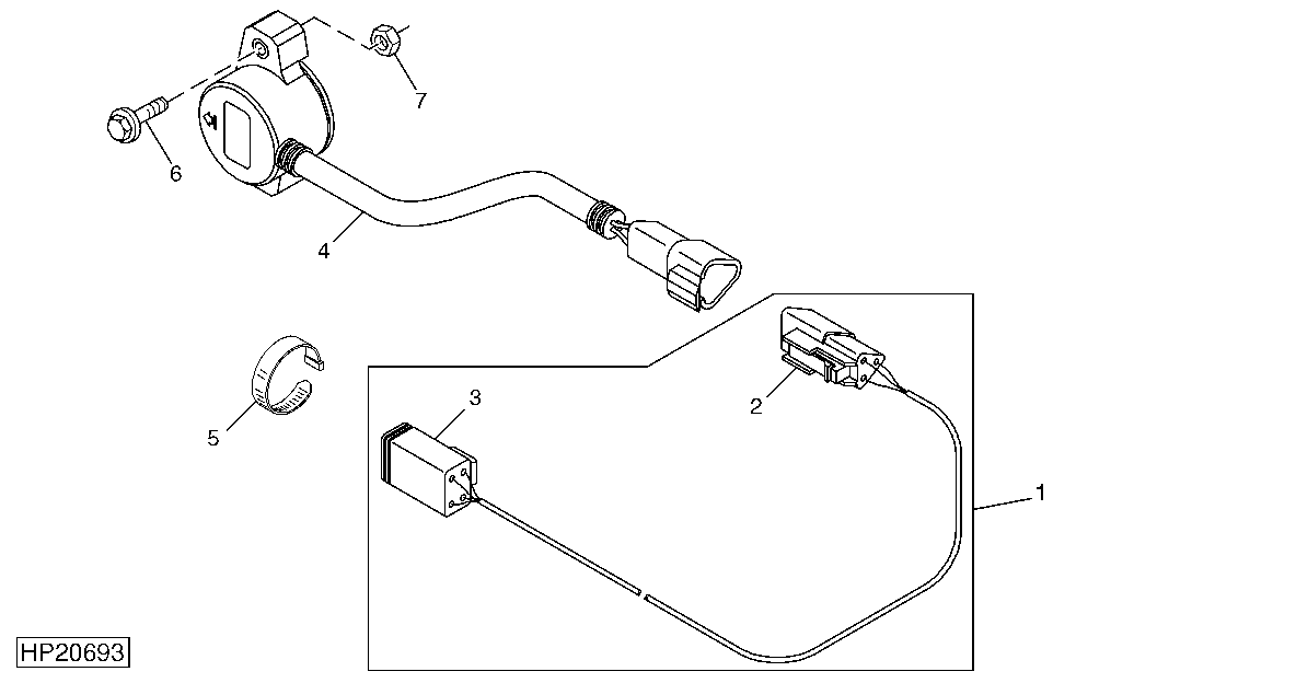 HILLMASTER TILT SENSOR WIRING HARNESS - SLS