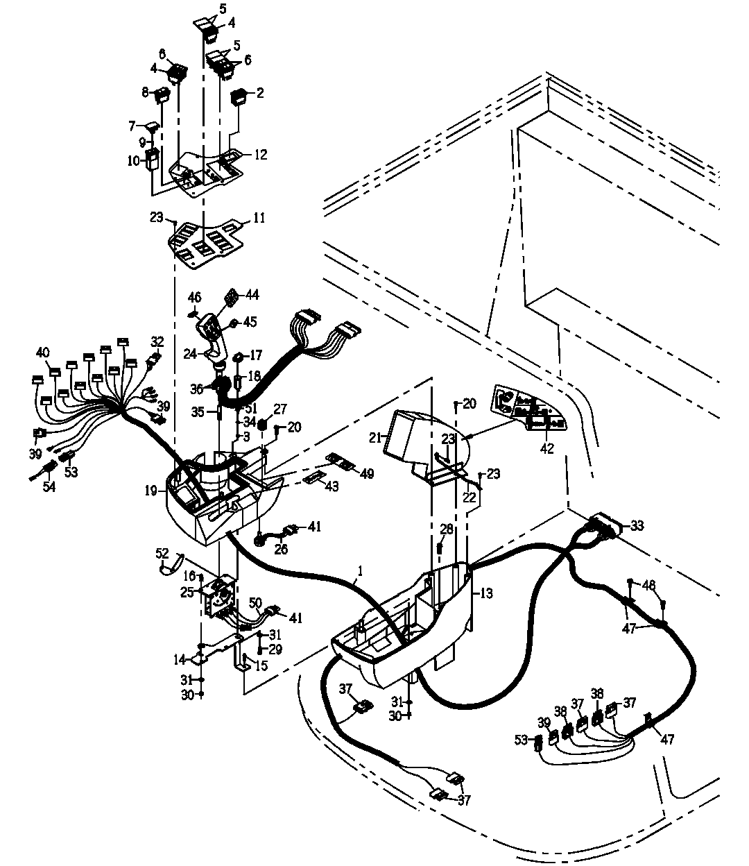 Electrical GP, Operator Armrest {Track} ( - 090755)
