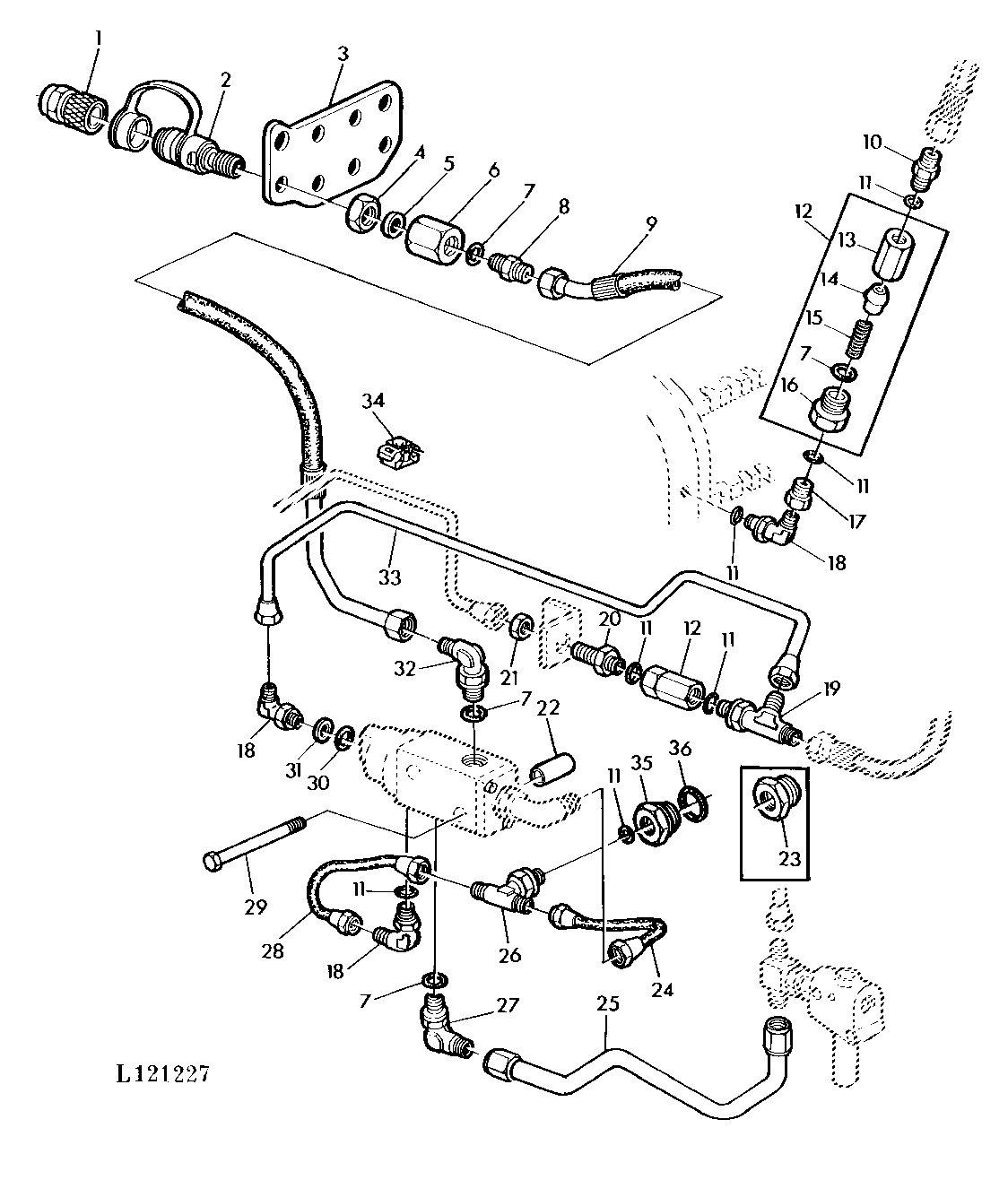 HYDR. TRAILER BRAKE-WITH HYDROST. STEERING (SG2 CAB)