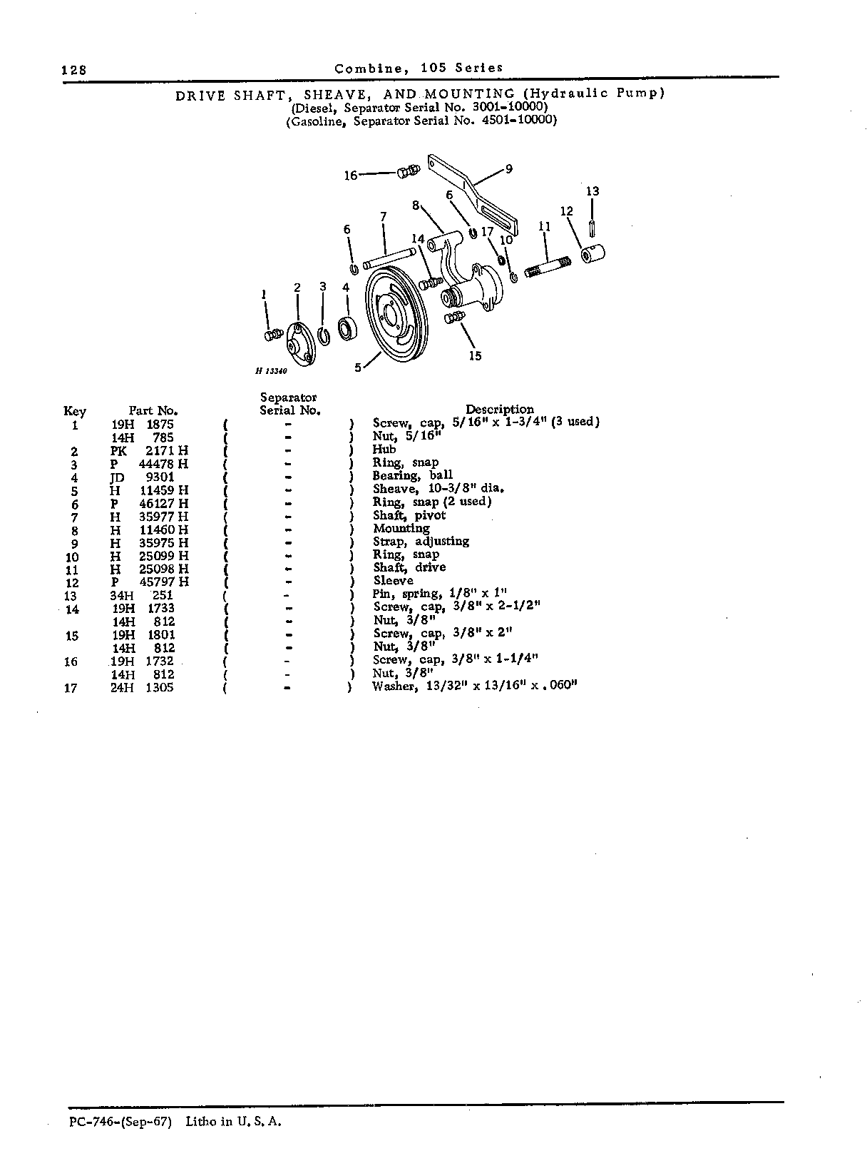 Hydraulic Pump, Reservoir, and Lines (Continued)