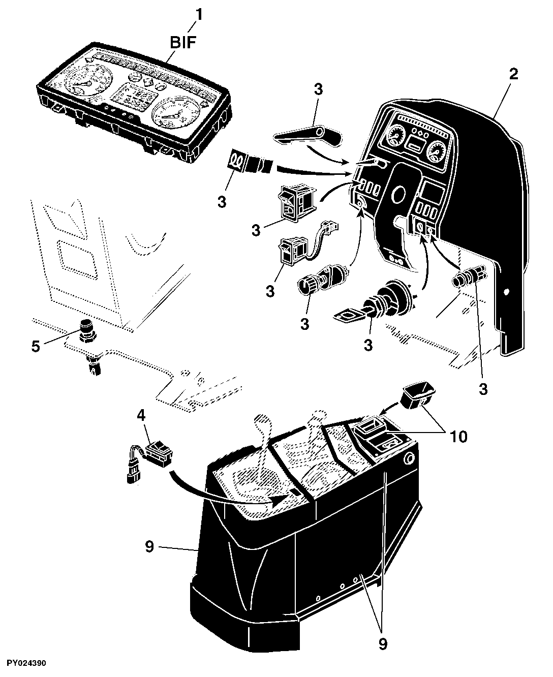 93 OPERATORS STATION, CONTROLS AND ACCESSORIES