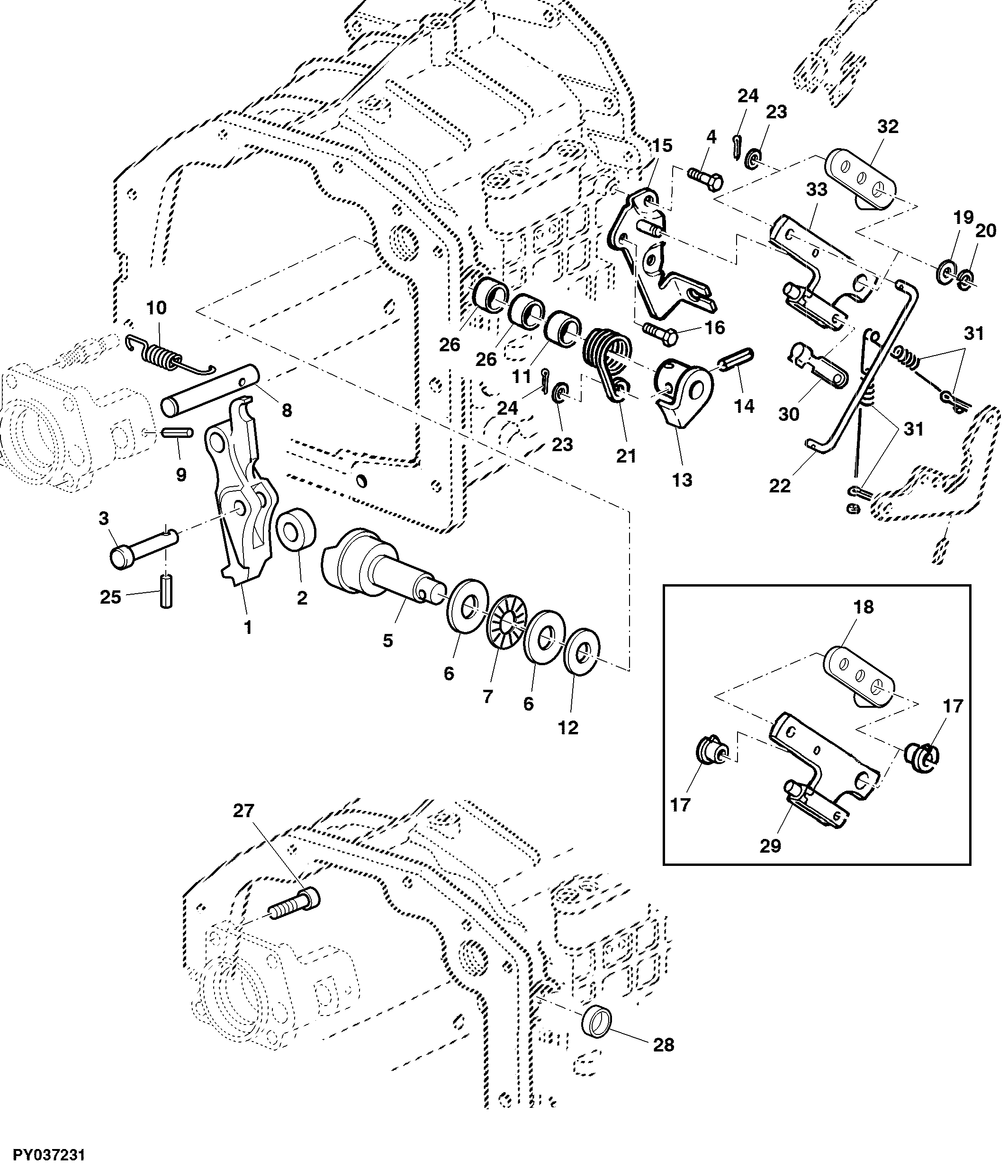 WITH OR WITHOUT PARKING LOCK, RANGE TRANSMISSION