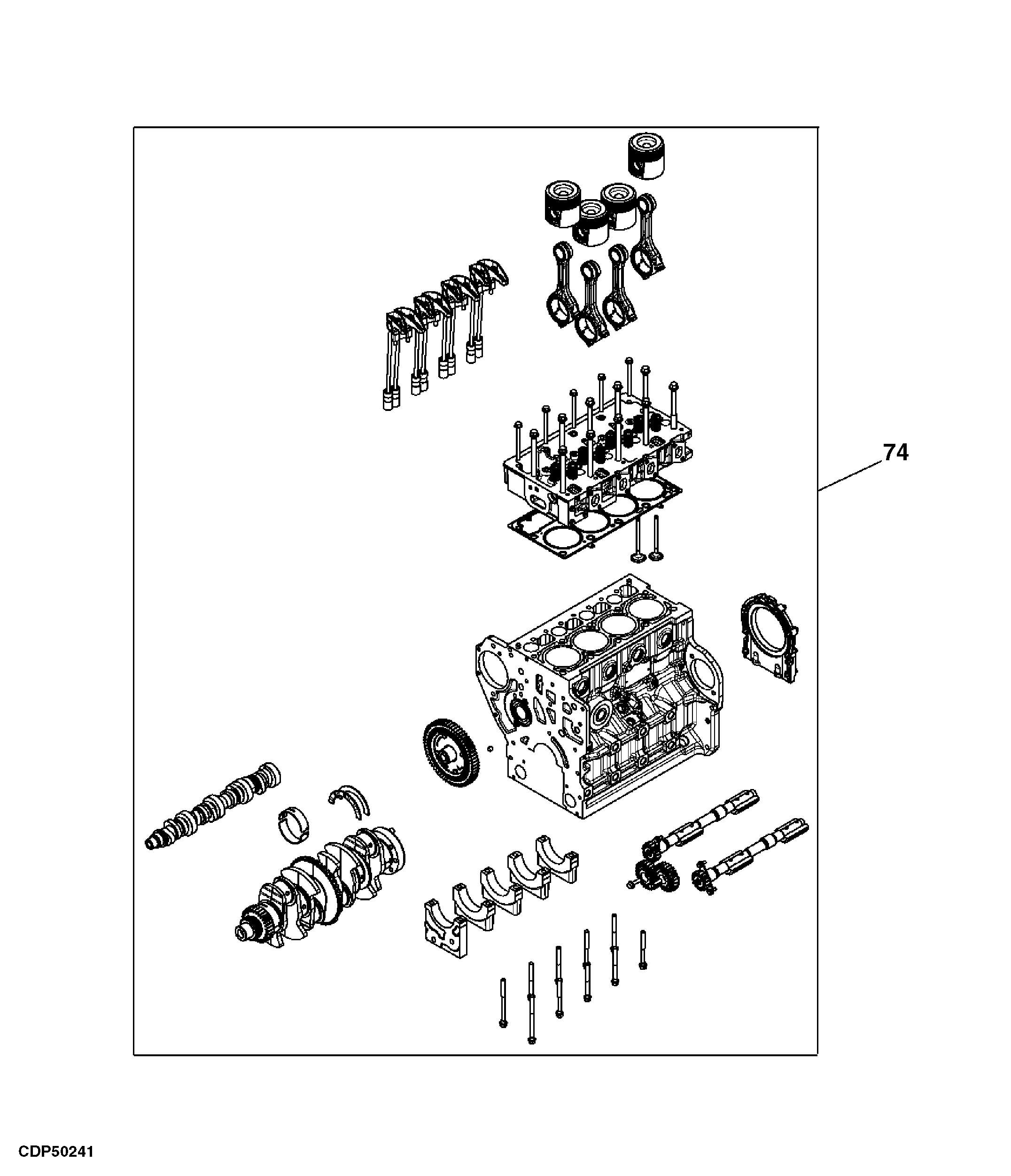 20 ENGINE, 6100 (4045DL001/DL002), 6200 (4039TL001/TL004)