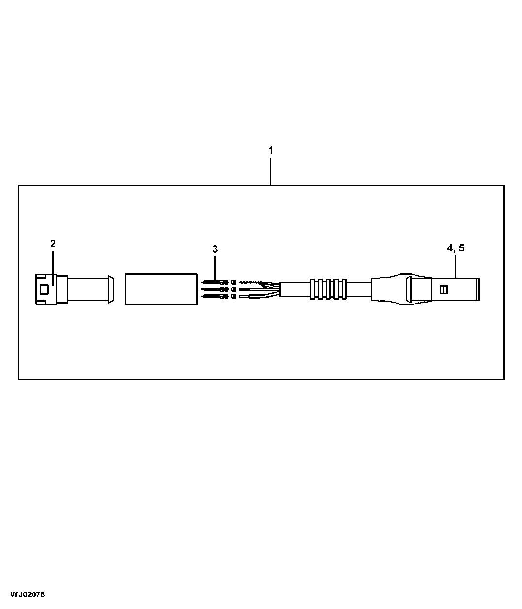 Wiring Harness Components, Sensor, Fire Suppression System, 1 m (3.3 ft)