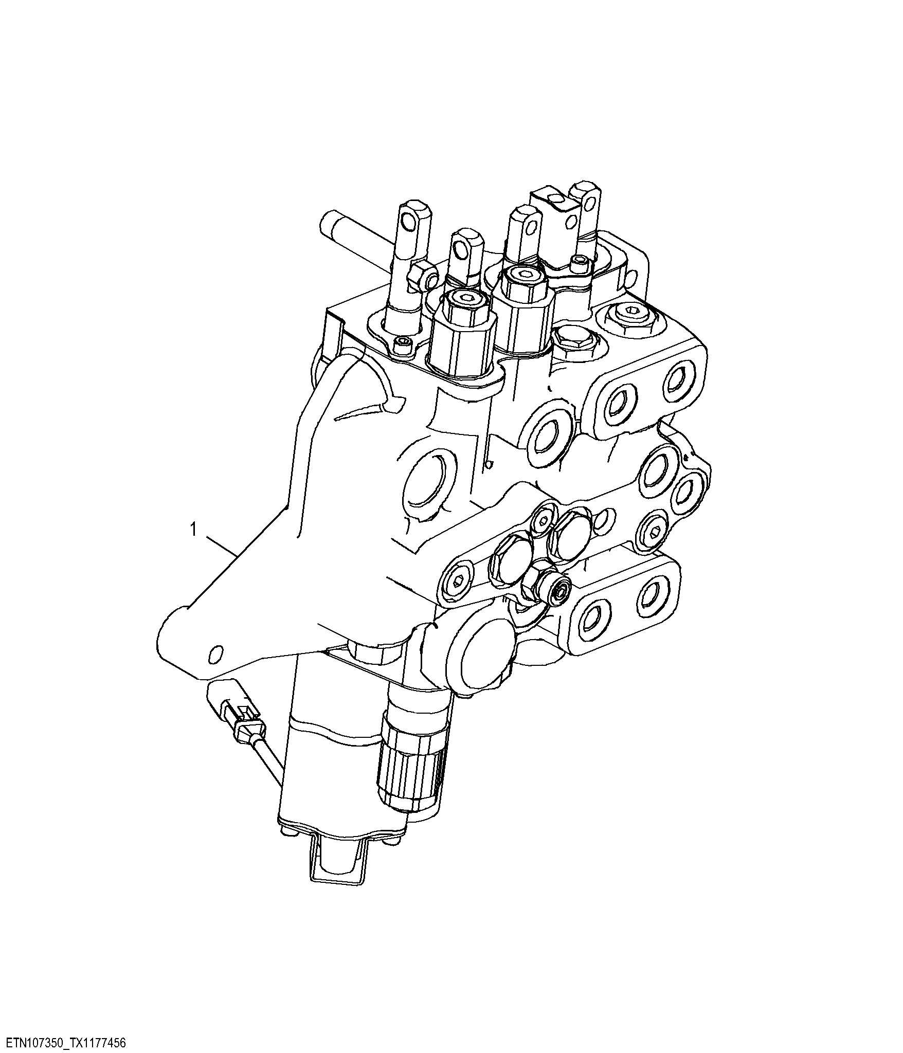 Loader and Stabilizer Valve, Fourth Function (Use For AT426611)