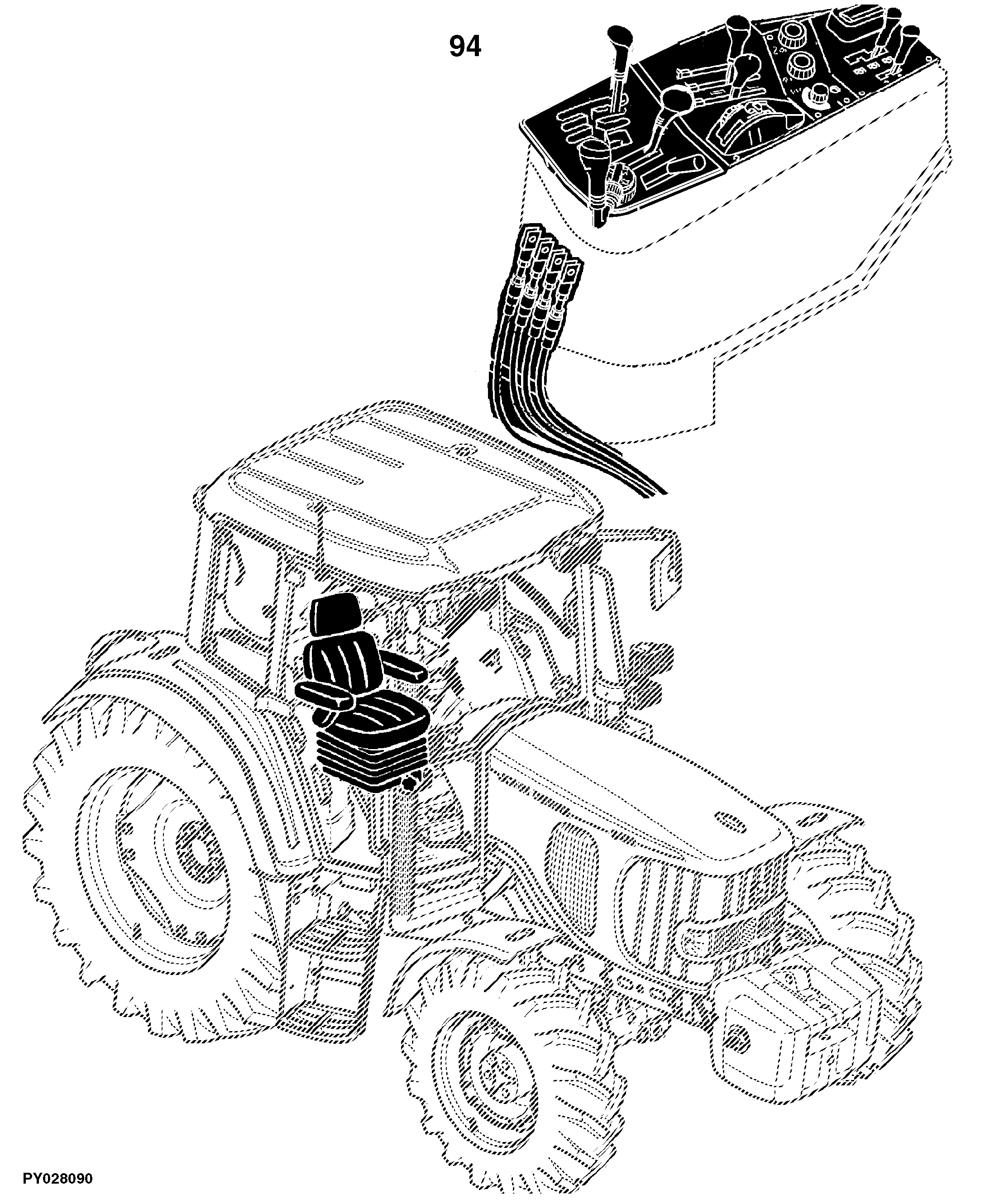 1854 Tractor (Engine 6068HL284, 6068HYH02) (China Edition)