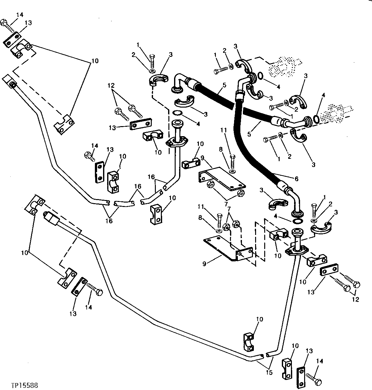 MAIN FRAME ARTICULATION HYDRAULICS ( - 543489)
