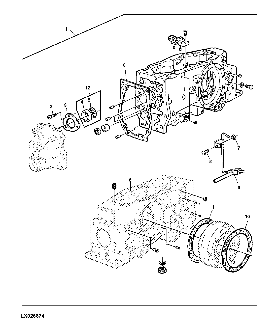 TRANSMISSION CASE CONVERSION KIT (W/INCREASED LIFTING CAPACITY)