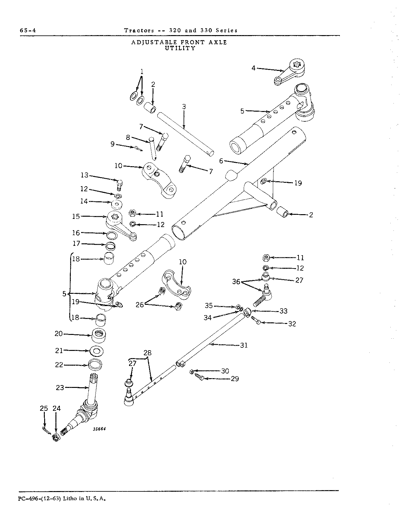 Adjustable Front Axle (Continued)