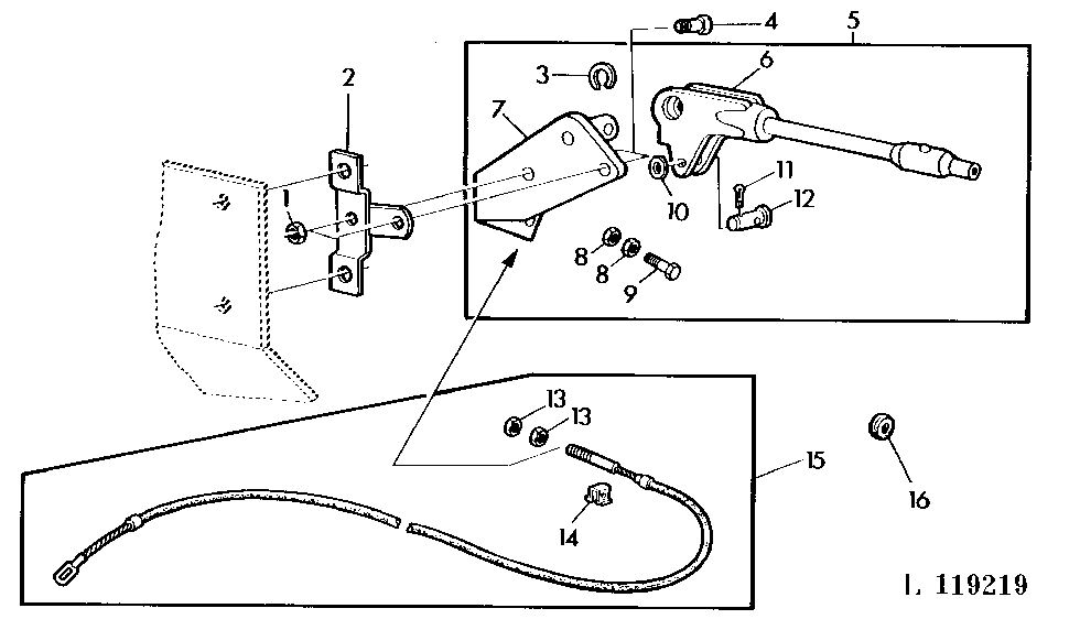 CONTROL LEVER (TRAILER HITCH-HEIGHT ADJUSTABLE)
