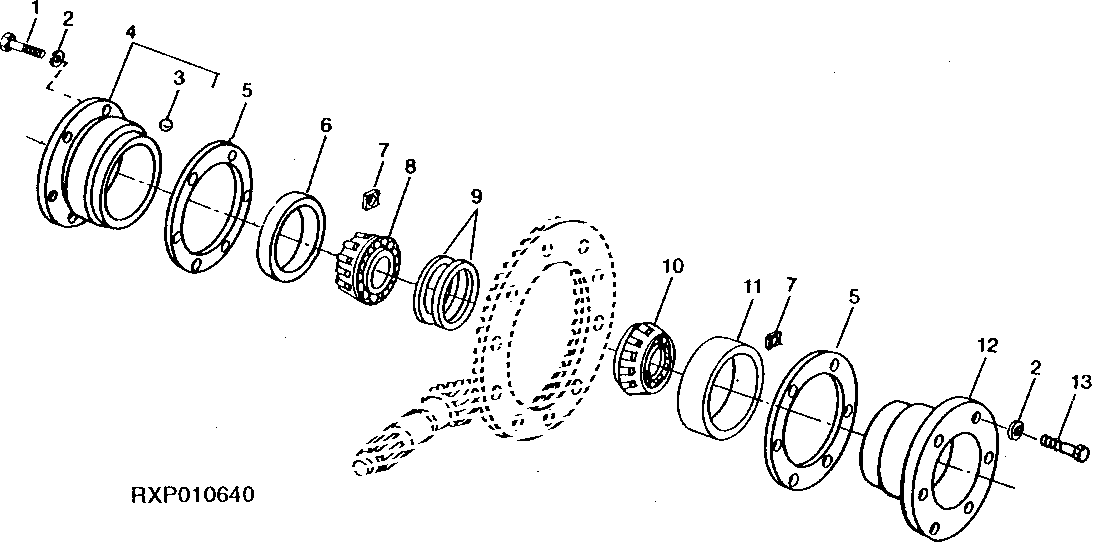 Differential Bearing Quills (Differential Lock) (Air Boost System) (Front and Rear)