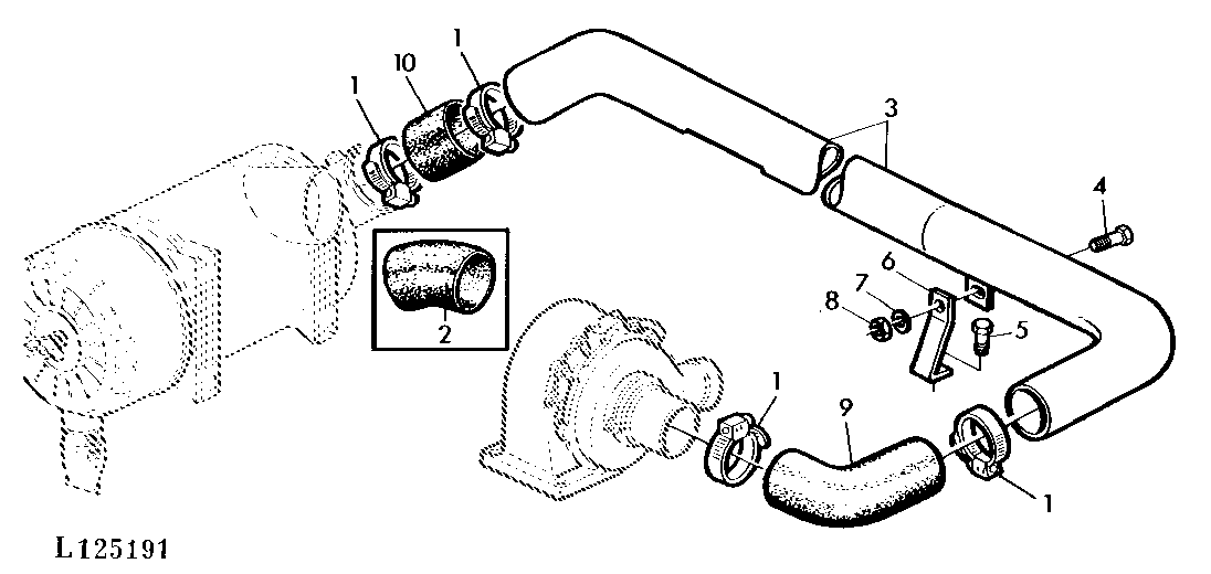 AIR INTAKE PIPE AND HOSES (WITH ALTITUDE COMPENSATOR)