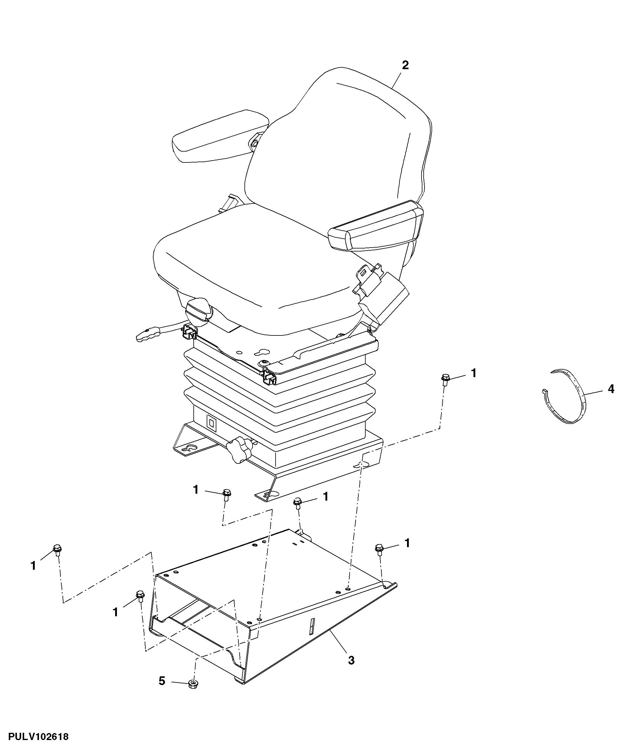 SUPER COMFORT SEAT (ISOLATED OPEN OPERATOR STATION / CAB)