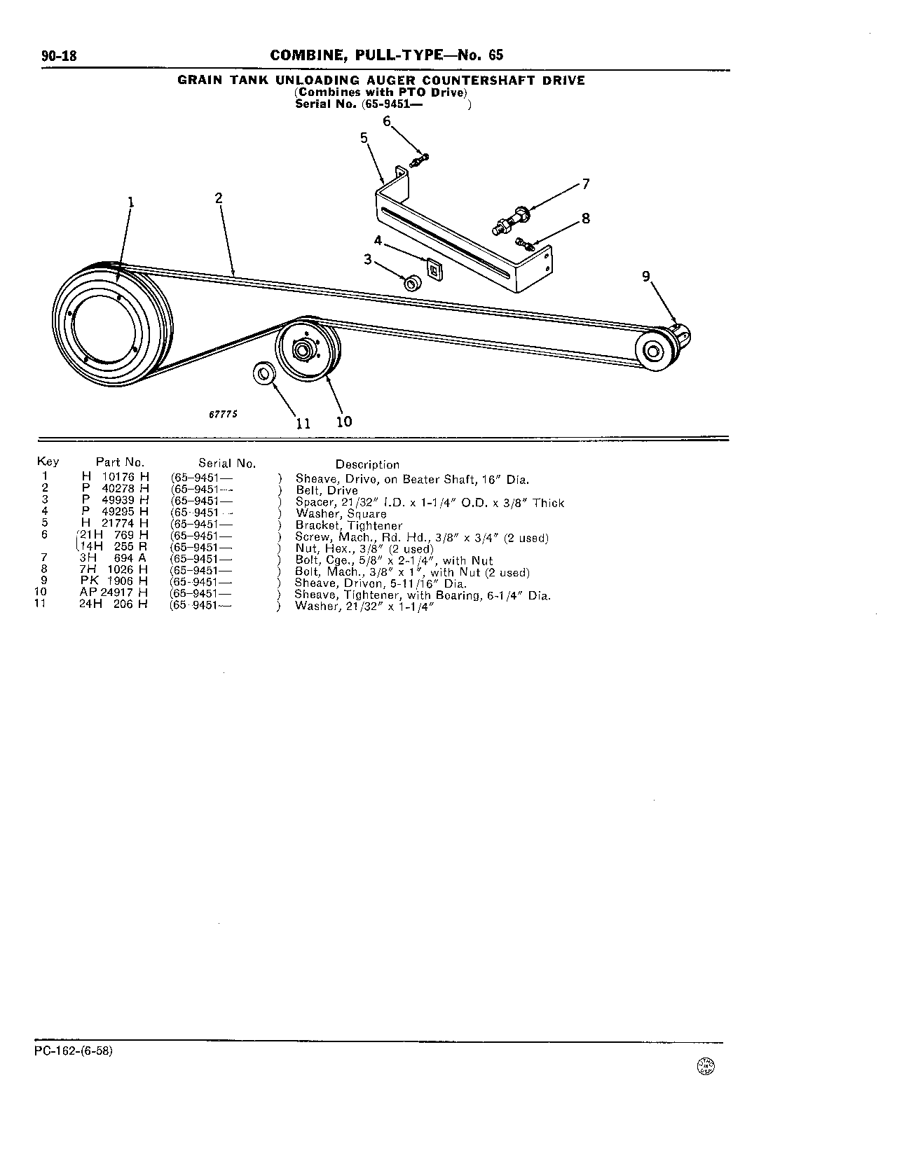 90 Drive Belts, Chains, and Tighteners (Continued)