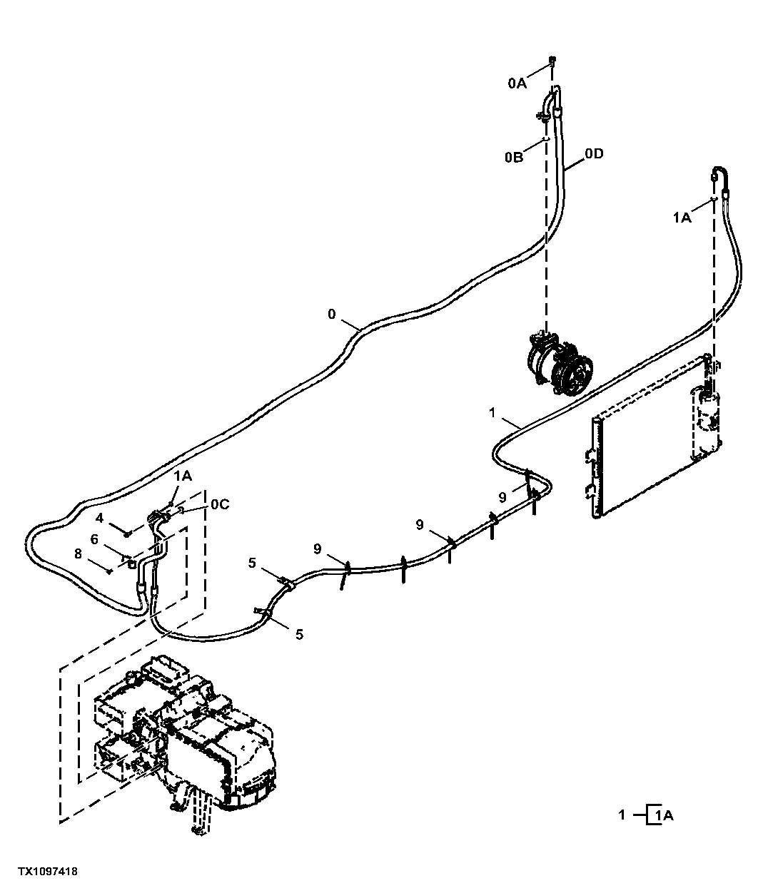 Air Conditioner Compressor and Condenser Hoses