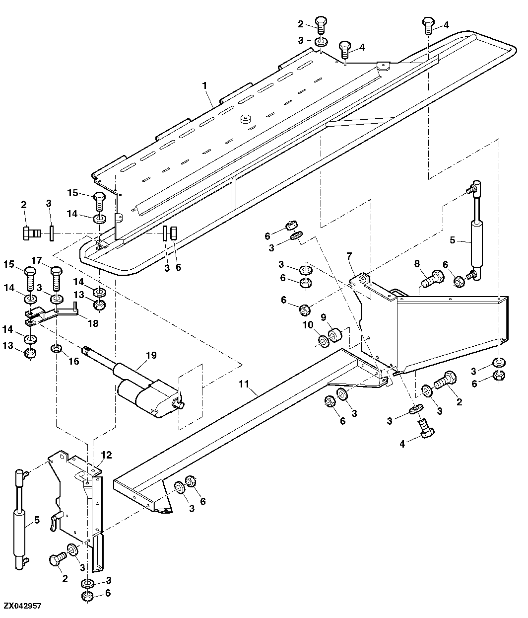 STRAW DISTRIBUTOR WITH ELECTRICALLY ADJUSTABLE STRAW DEFLECTORS (PREMIUM)