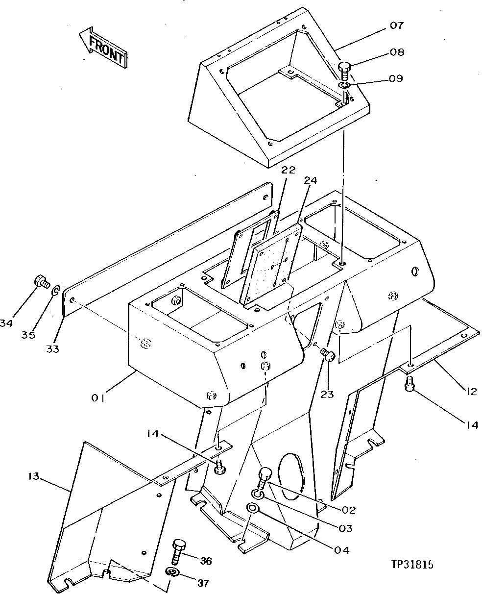 Instrument Panel and Control Mounting Structure (Cab)